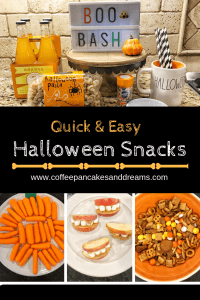 Quick and Easy Halloween Snacks #kidfriendly #halloweentreats #classparty #ideas #recipes