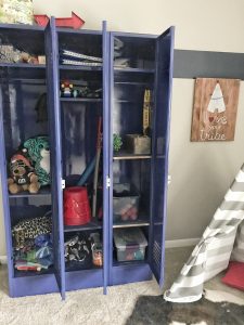 Vintage Lockers to Store Kids Toys