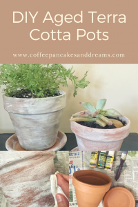 Easy DIY Aged Terra Cotta Pots