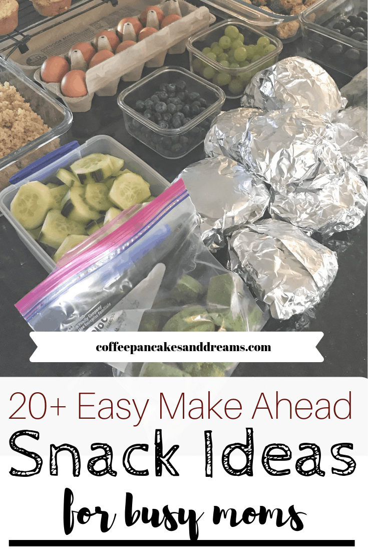 Prep 20+ snacks in under two hours for a week's worth of snacks! #mealprep #homemadesnacks #healthysnacks #howto
