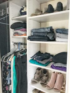 Organizing a Small Master Closet