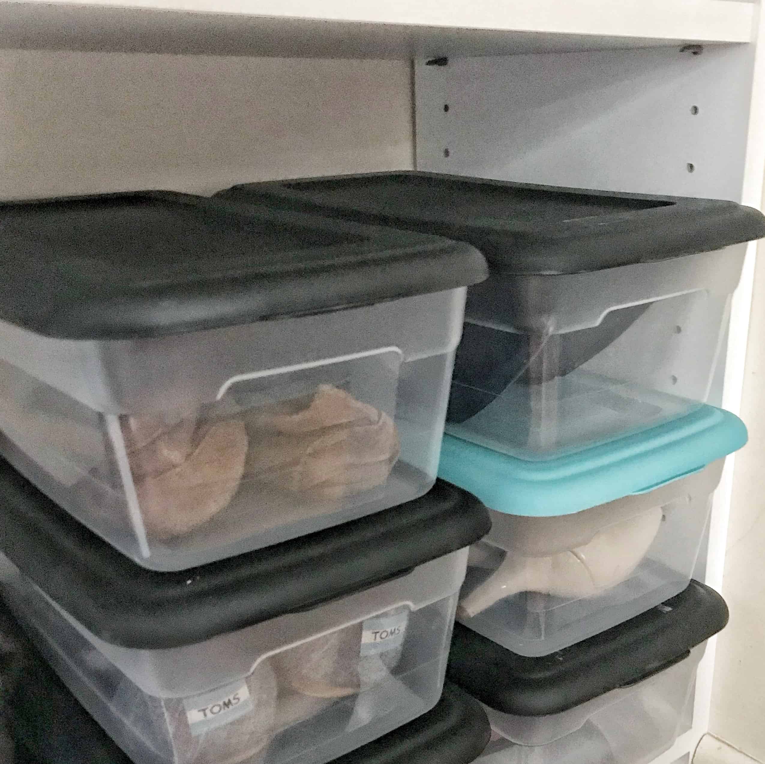 how to declutter shoes