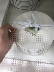 Set of 4 Summer Rae Dunn Plates