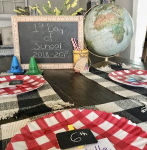 Throw a back to school dinner for your kids #1stdayofschool #backtoschool #traditions #kids