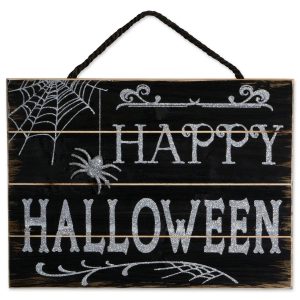 Halloween Wood Sign #halloweendecor #decorforHalloween