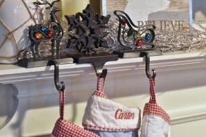 Farmhouse Christmas Home Decor Tour #fixerupperstyle #vintage #shabbychic