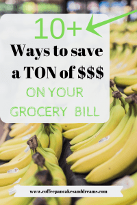 Easy ways to save money on grocery shopping #momhacks #savingmoney #moneysavingtips #groceryshopping