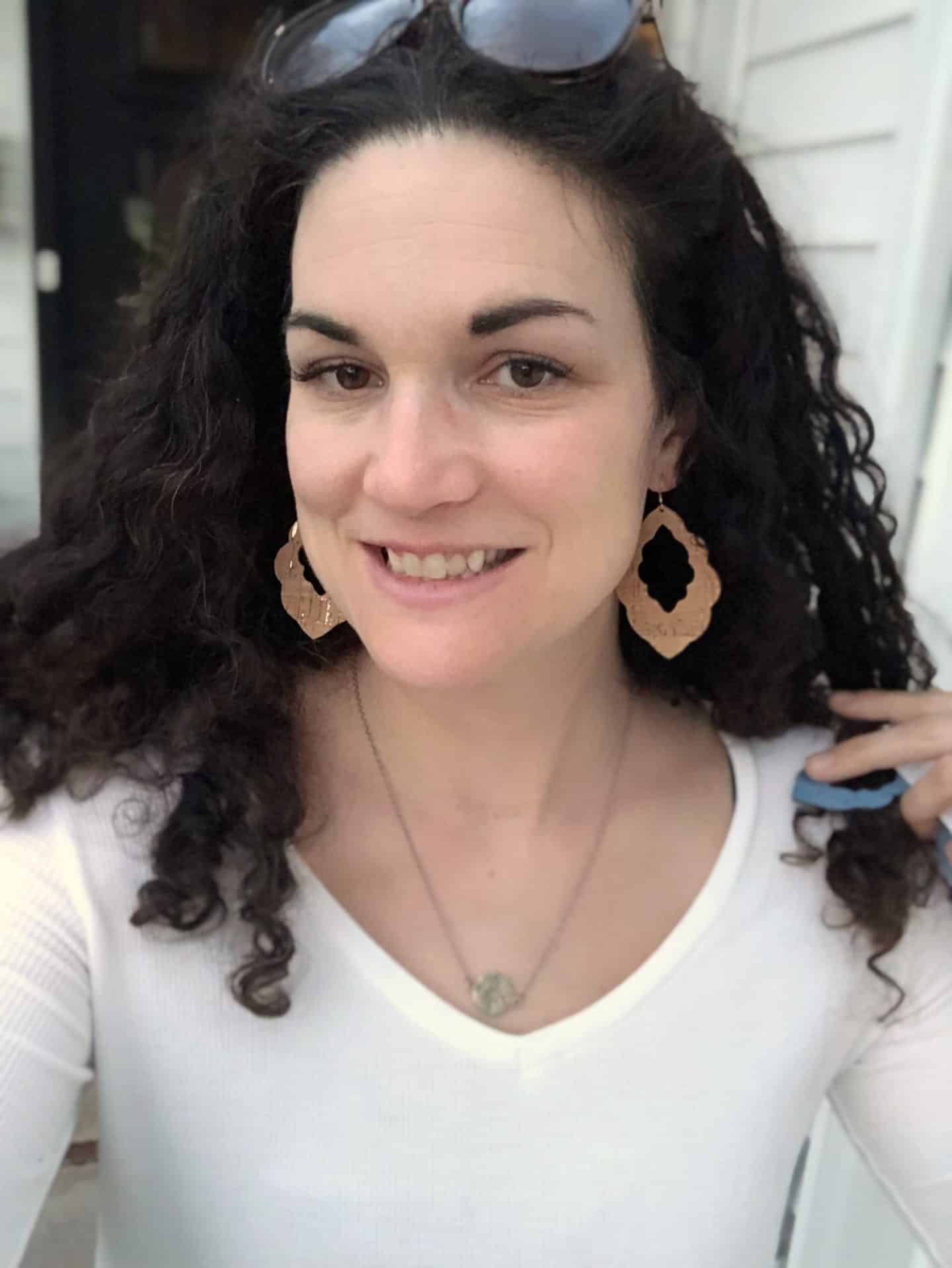 Inexpensive cork earrings #etsy #leatherearrings