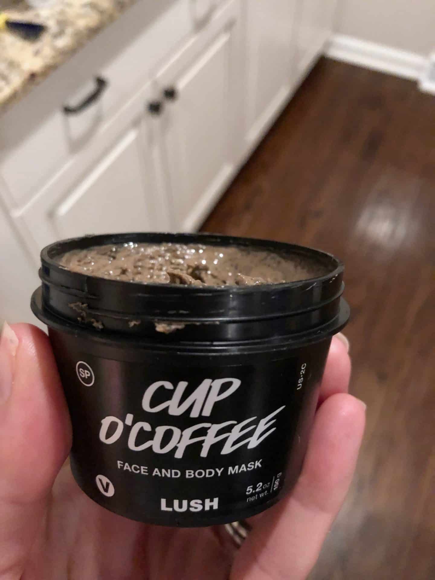LUSH coffee scrub