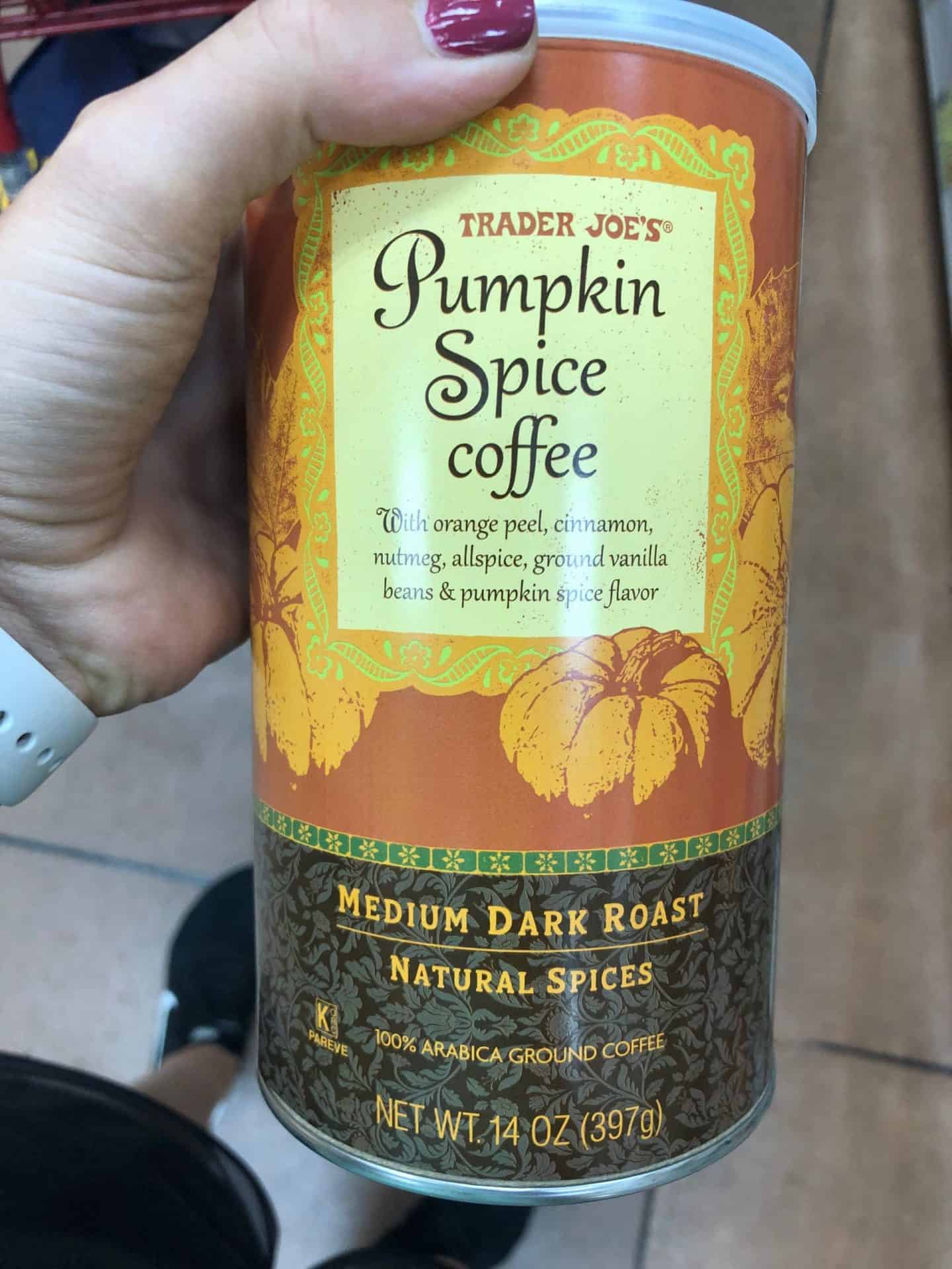 What to buy at Trader Joe's in the Fall #shoppinglist #printable #pumpkinspice