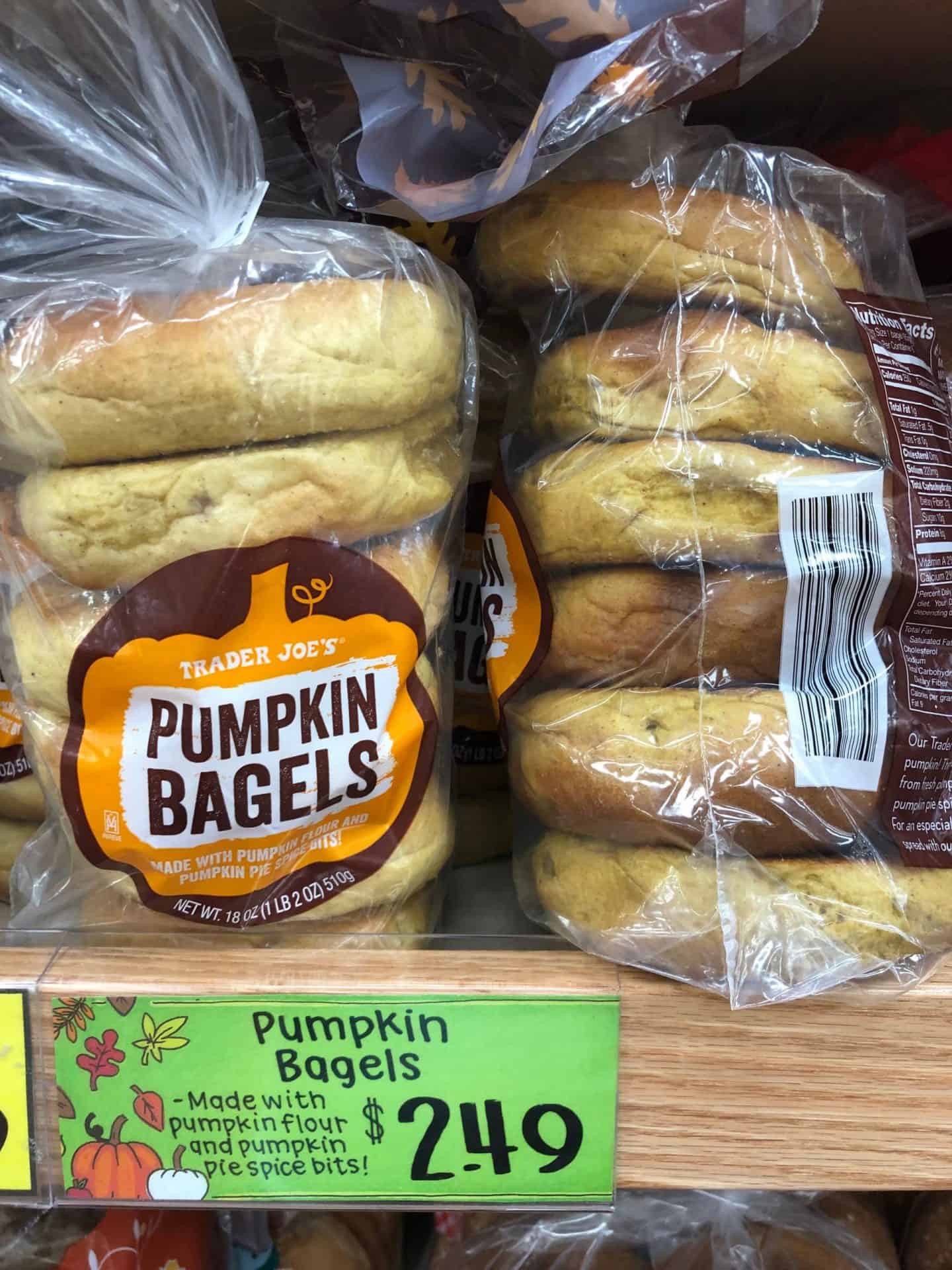 Fall Breakfast Favorites TRader Joes #shoppinglist #printable #pumpkin