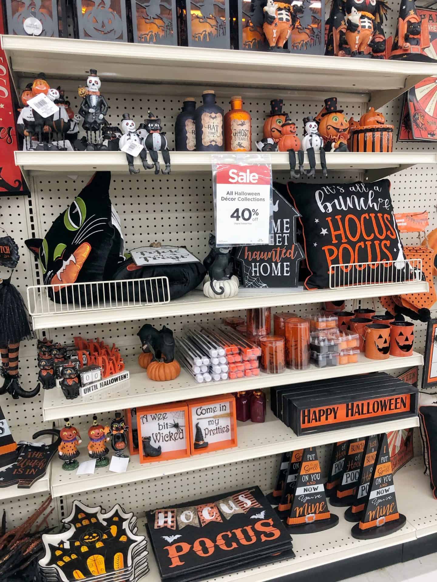 Michael's Halloween Decor #hocuspocus #blackandorange #farmhouse