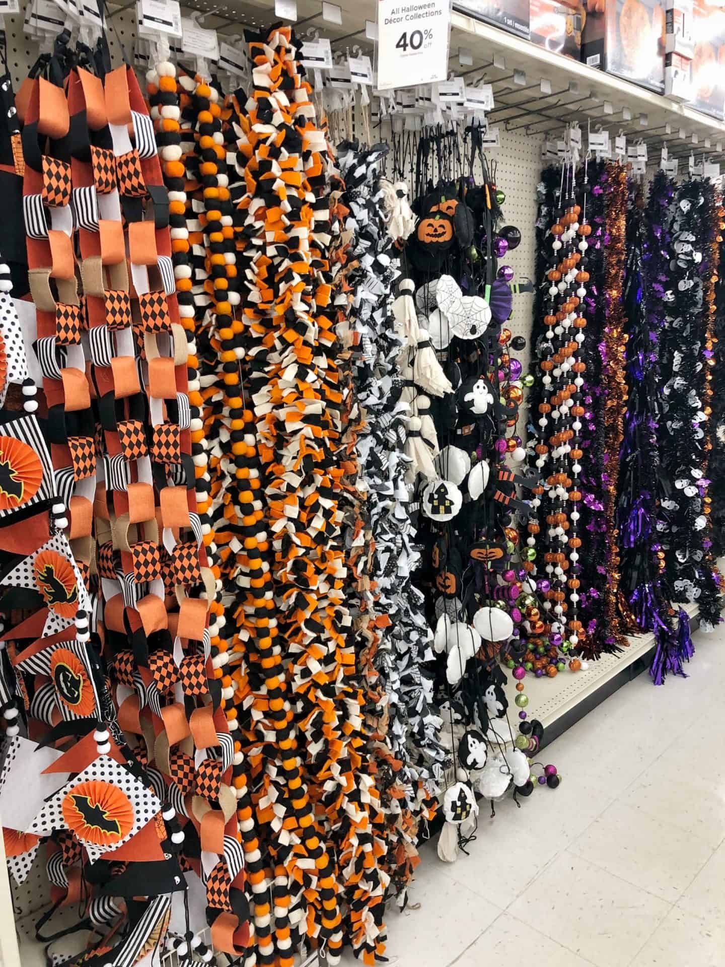 Halloween Garlands #farmhouse #halloweendecor #michaels #fixerupper