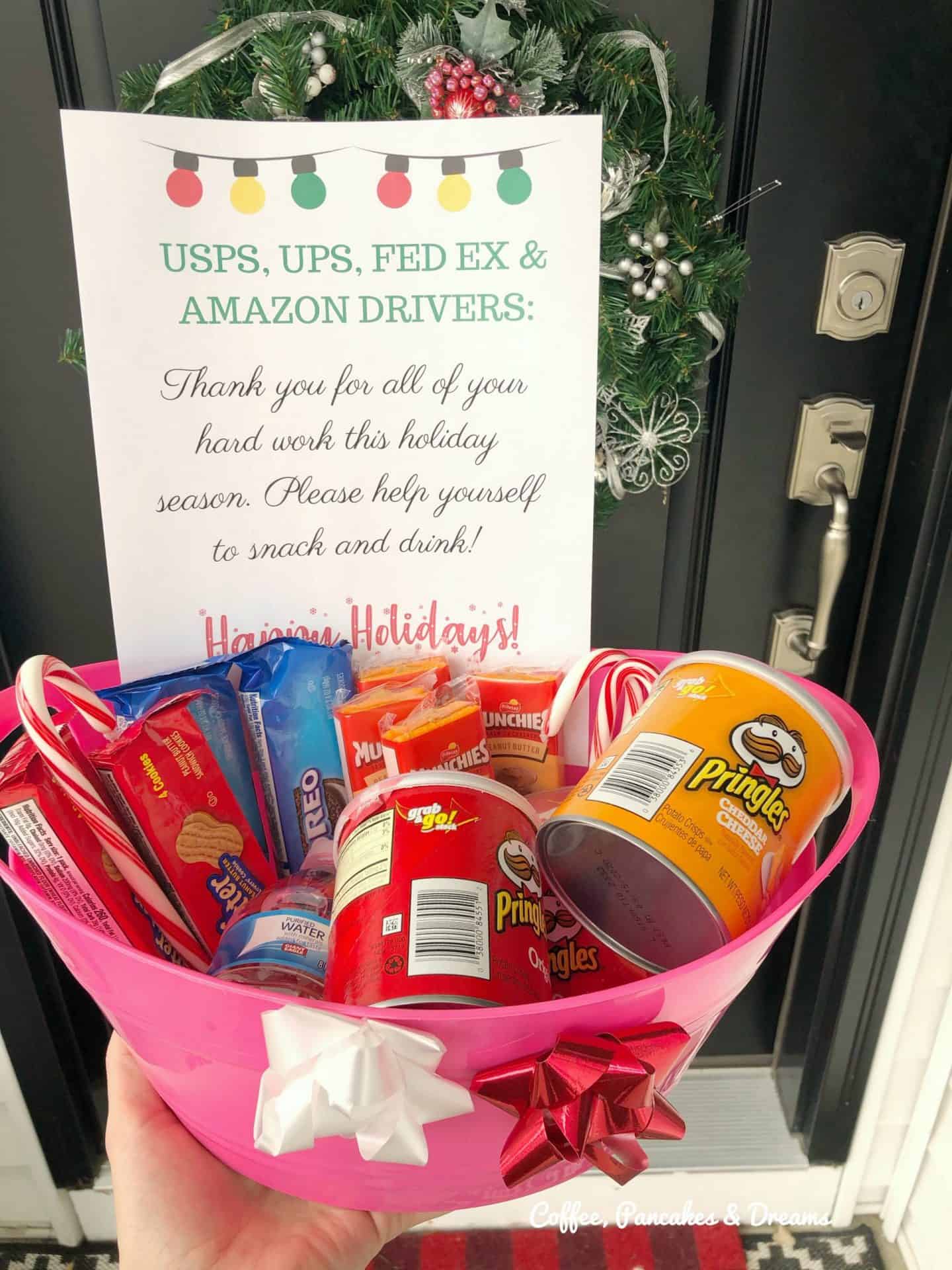 FREE TREAT Sign for Delivery Drivers #payitforward #mailcarrier #actsofservice