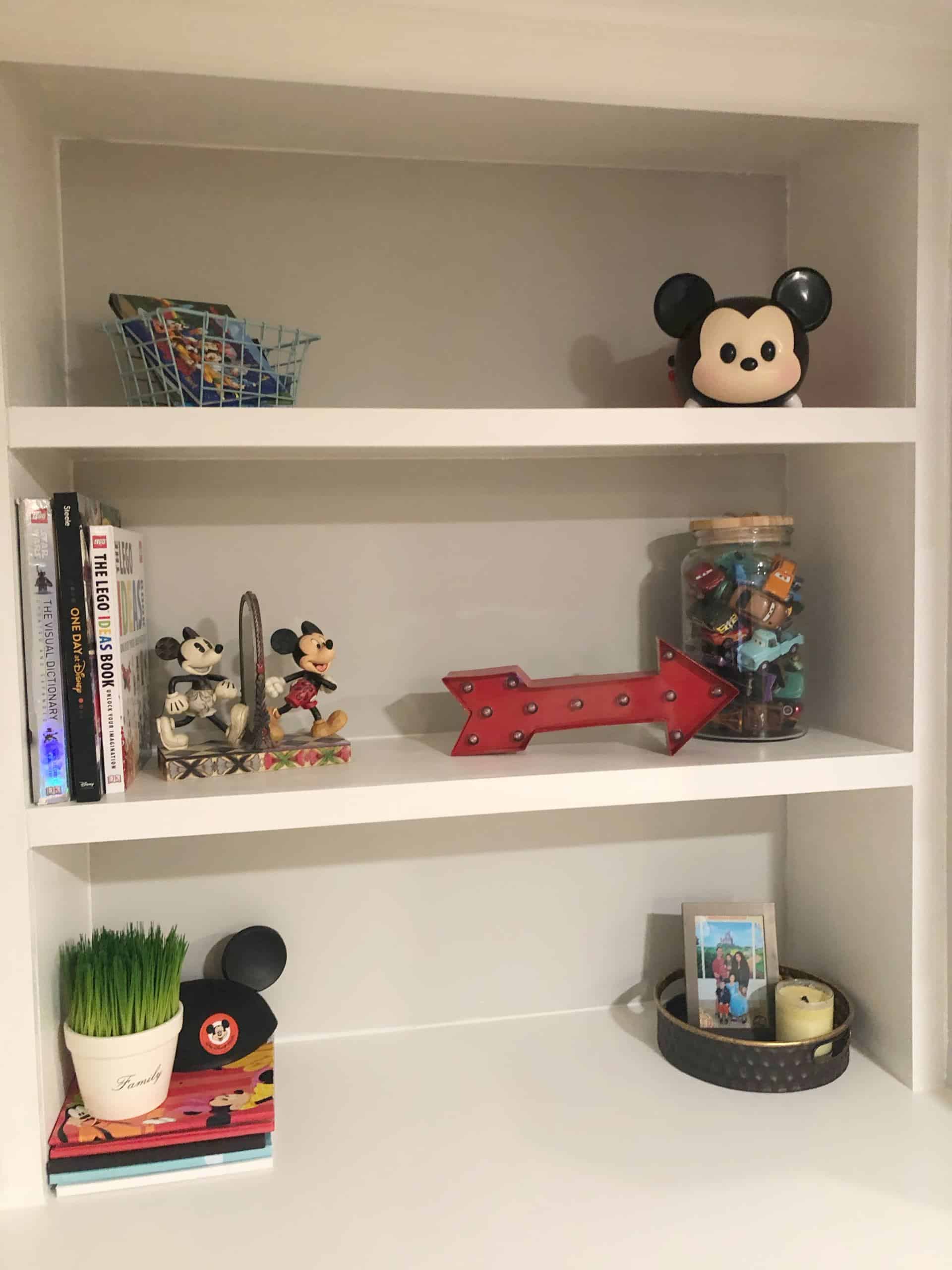 Disney themed shelf inspiration