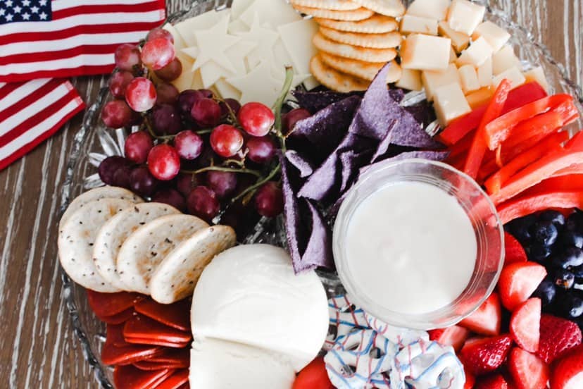 4th of July charcuterie board
