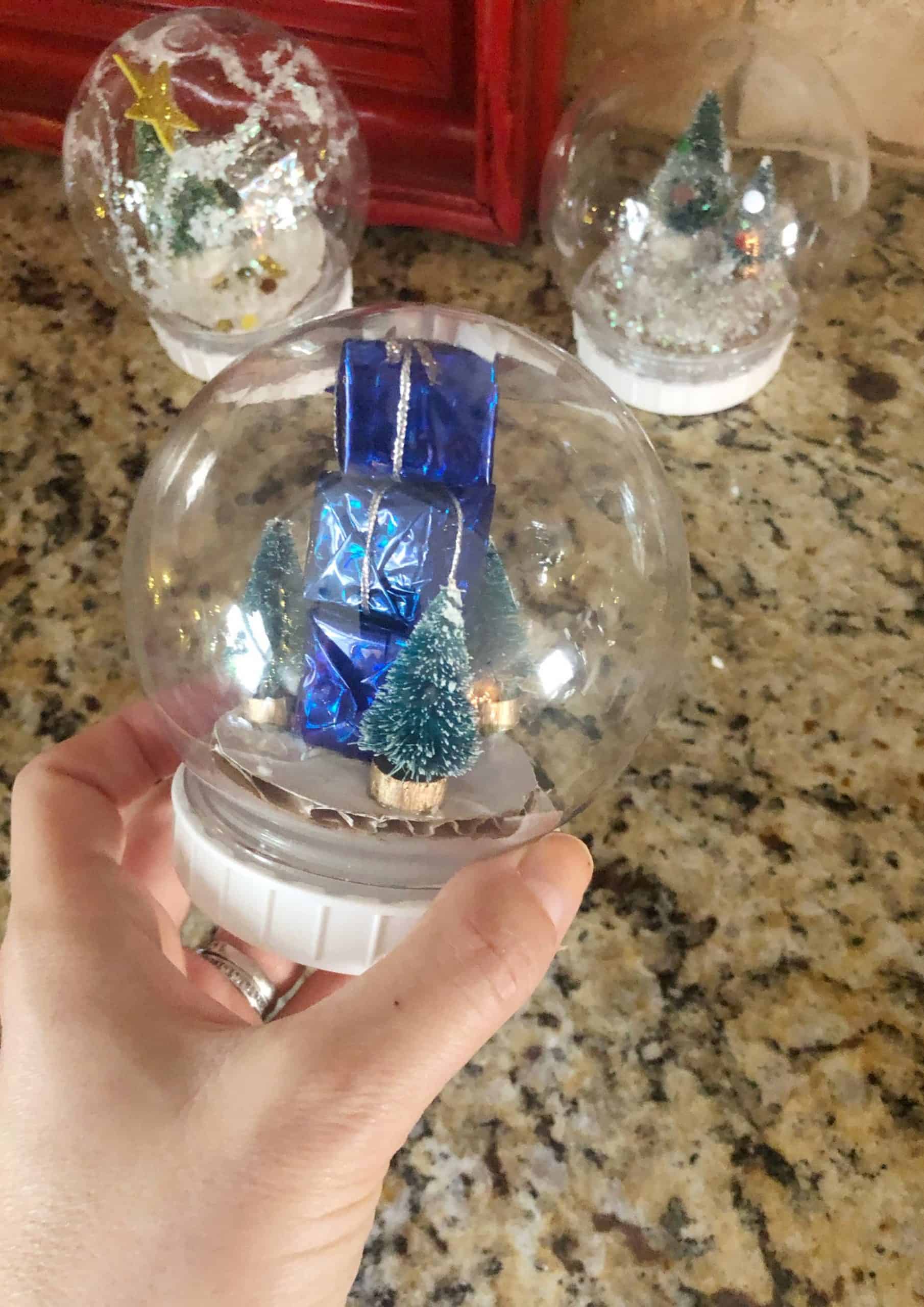 How to make a snow globe #dollartree #diy #christmascraft