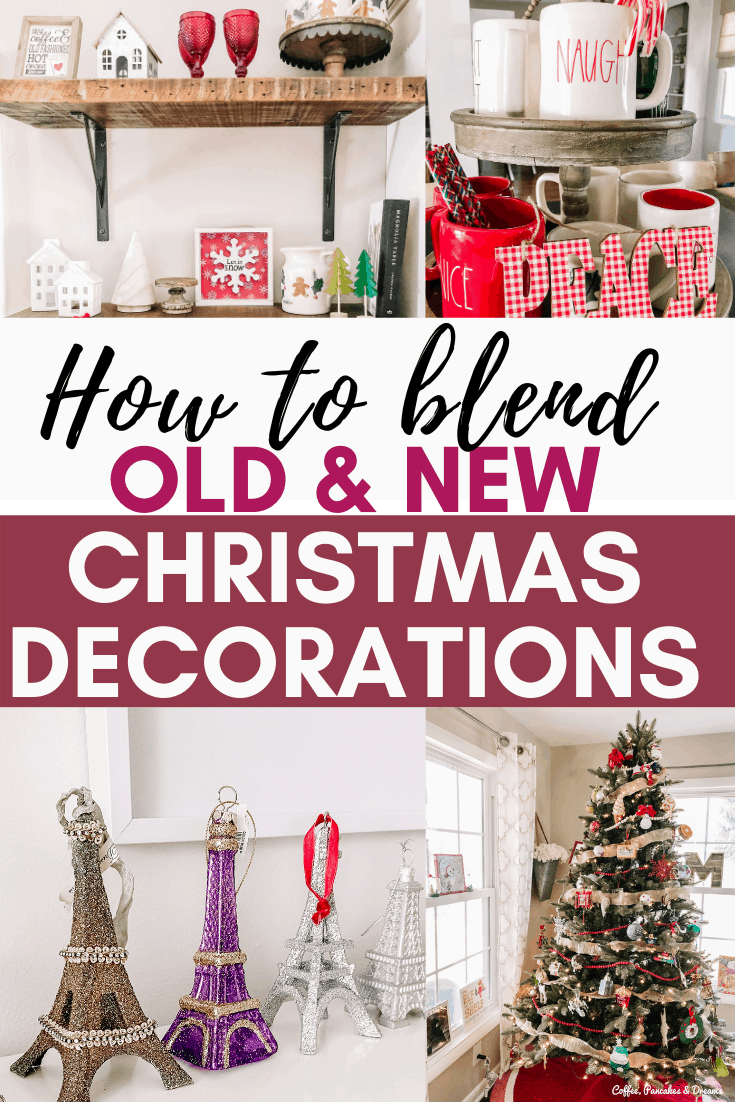 How to Mix Old and New Christmas Decorations #holiday #vintage #sentimental #christmasornaments