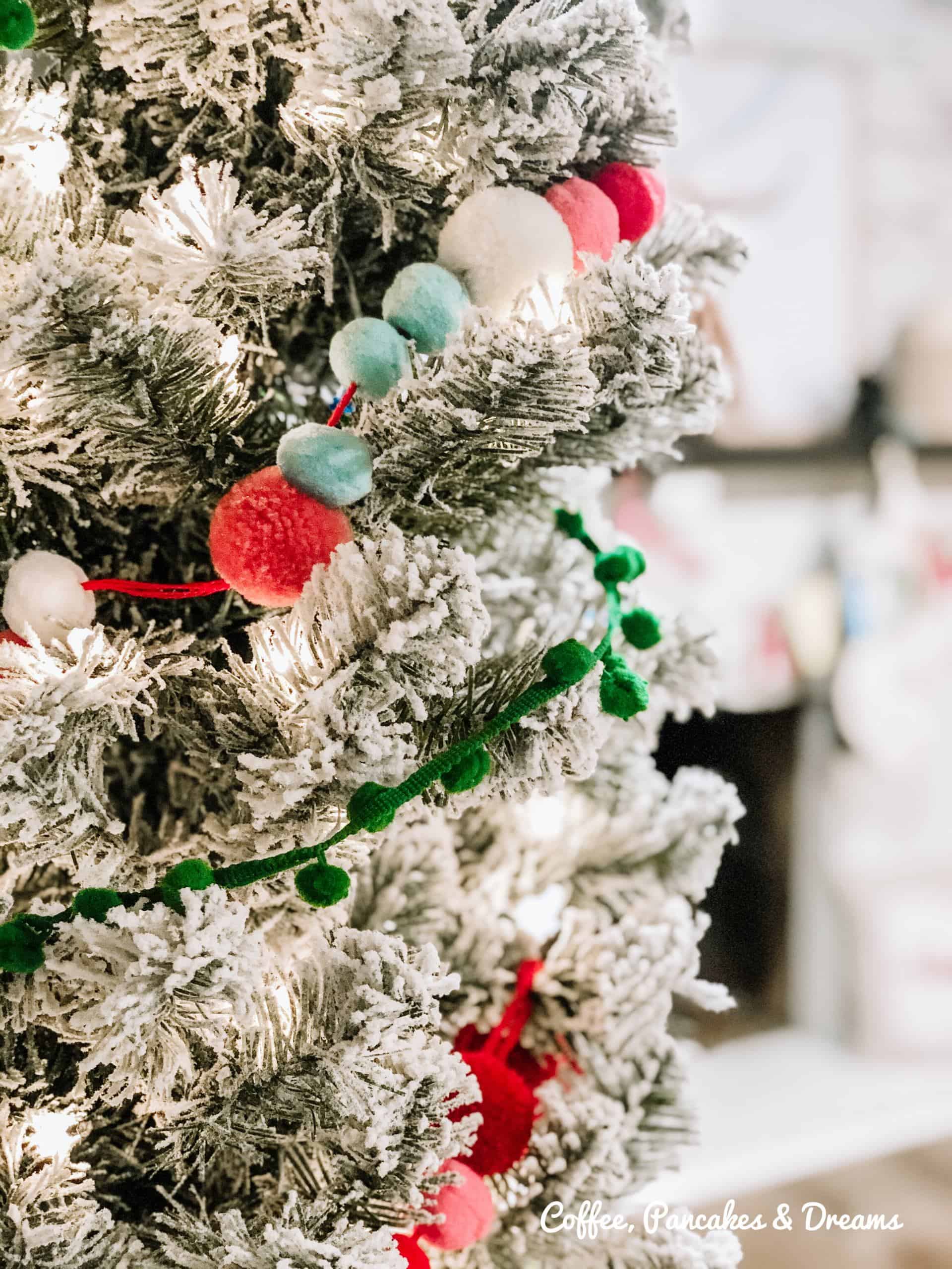 Colroful Christmas Pom garland