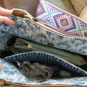 Custom made leather purse by Remnants Bag Company