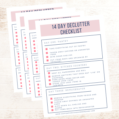 14 Day Declutter Checklist