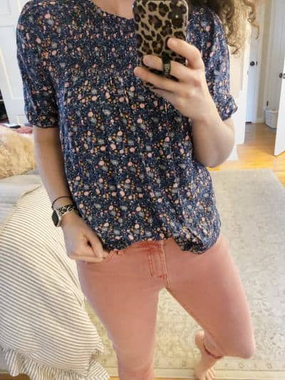 spring floral top from Target