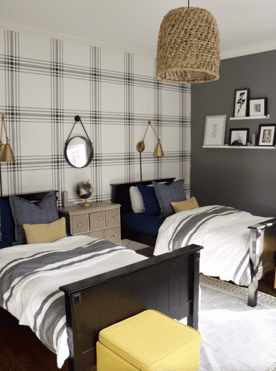 bold tween boy bedroom decor