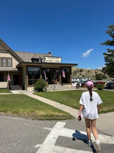 West Yellowstone mammoth hot springs family trip