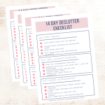 declutter checklist IG and Flowdesk